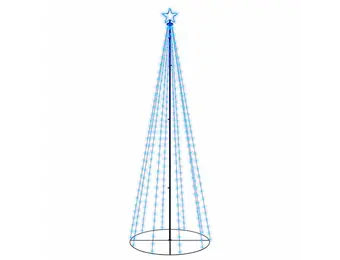 Kegelkerstboom Blauw 310 LED's 300cm - 61% Korting