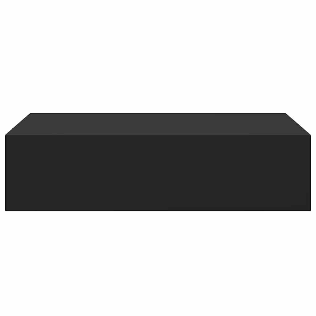VidaXL Wandschap met Lade Zwart MDF - 30% Korting!