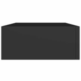VidaXL Wandschap met Lade Zwart MDF - 30% Korting!