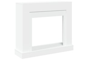 VidaXL Haardombouw Wit Bewerkt Hout 100x30x87,5 cm - 64% Korting