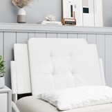 VidaXL Hoofdbordkussen Kunstleer Wit 80 cm - 63% Korting