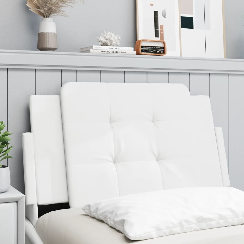 VidaXL Hoofdbordkussen Kunstleer Wit 80 cm - 63% Korting