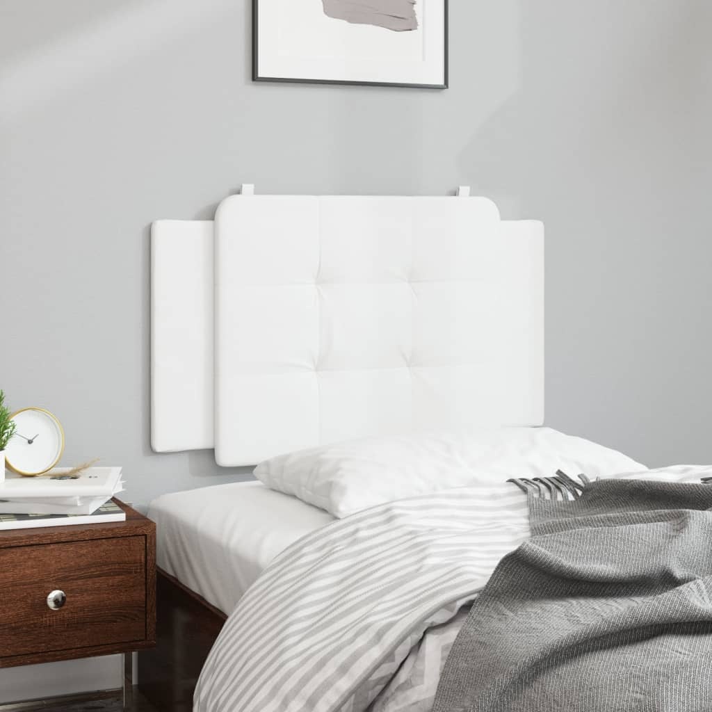 VidaXL Hoofdbordkussen Kunstleer Wit 80 cm - 63% Korting