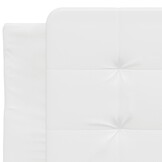 VidaXL Hoofdbordkussen Kunstleer Wit 80 cm - 63% Korting