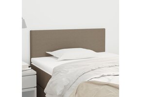 vidaXL Hoofdbord Stof Taupe 100x5x78/88 cm | -50%