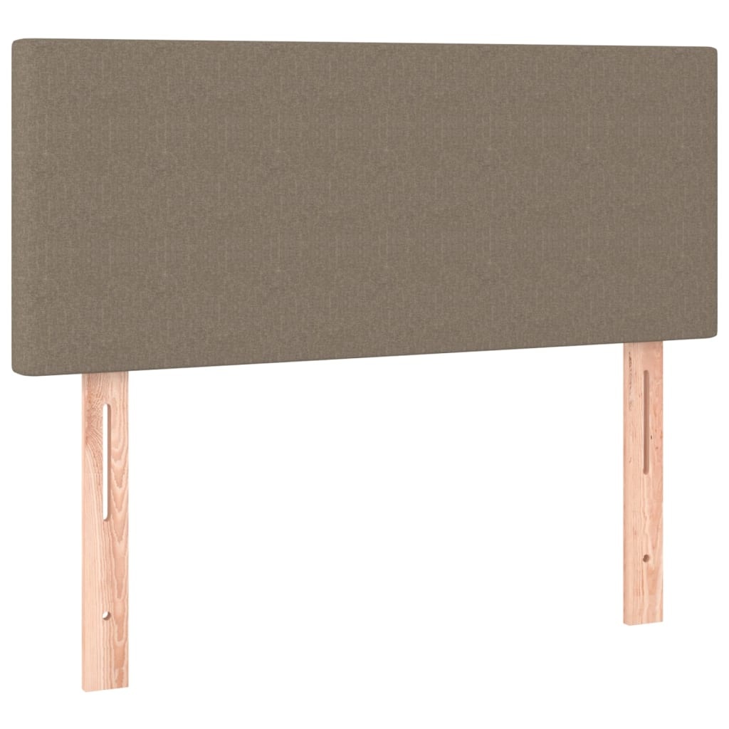 vidaXL Hoofdbord Stof Taupe 100x5x78/88 cm - 62% Korting