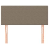 vidaXL Hoofdbord Stof Taupe 100x5x78/88 cm - 62% Korting