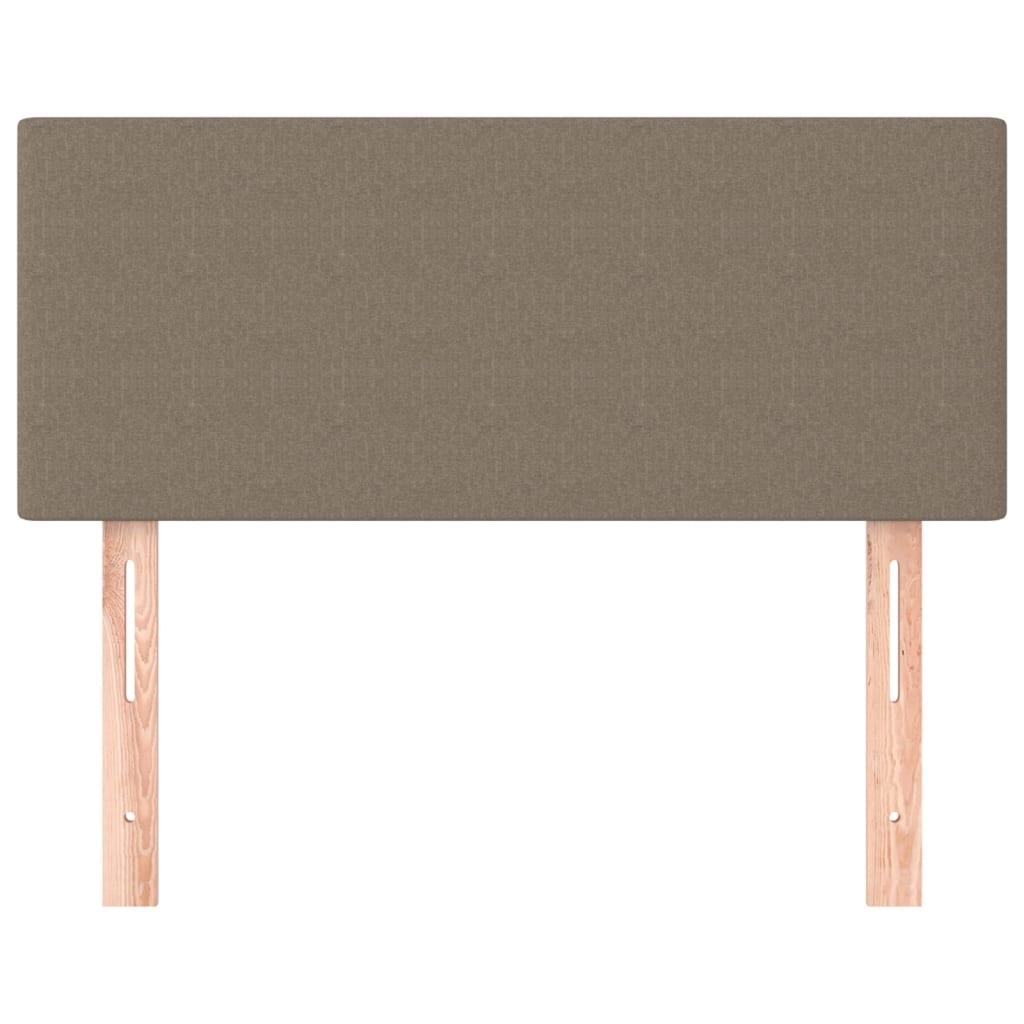 vidaXL Hoofdbord Stof Taupe 100x5x78/88 cm - 62% Korting