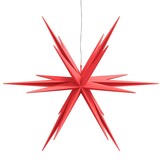VidaXL Opvouwbare Kerstlamp Ster LED 100cm Rood - 67% Korting