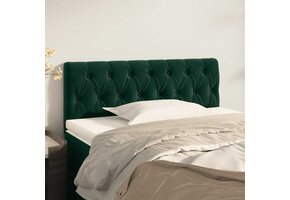 Hoofdbord Fluweel Donkergroen 90x7x78/88 cm - 65% Korting
