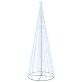 Kegelkerstboom 732 LED's Koudwit 160x500 cm - 72% Korting
