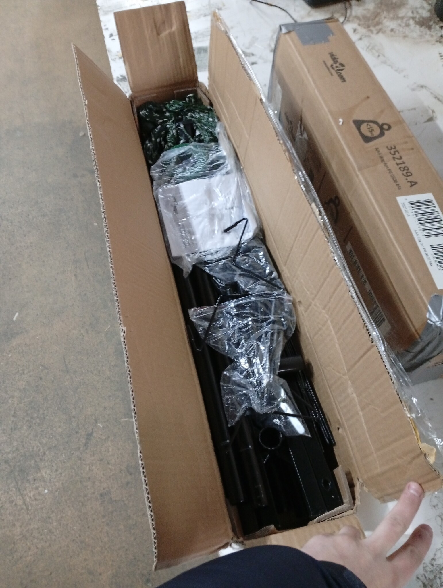 Kegelkerstboom 732 LED's Koudwit 160x500 cm - 72% Korting