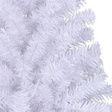 Half Kerstboom 180 cm PVC Wit met Standaard - 59% Korting!