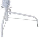 Half Kerstboom 180 cm PVC Wit met Standaard - 59% Korting!