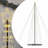 Enorme LED Kerstboom 503cm, 1534 Warm Witte Lampjes - 66% Korting!