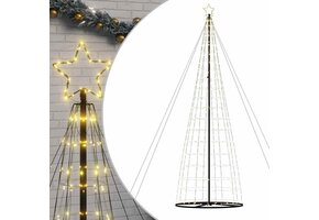 Enorme LED Kerstboom 503cm, 1534 Warm Witte Lampjes - 66% Korting!