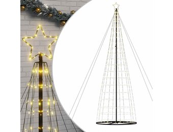 Enorme LED Kerstboom 503cm, 1534 Warm Witte Lampjes - 66% Korting!