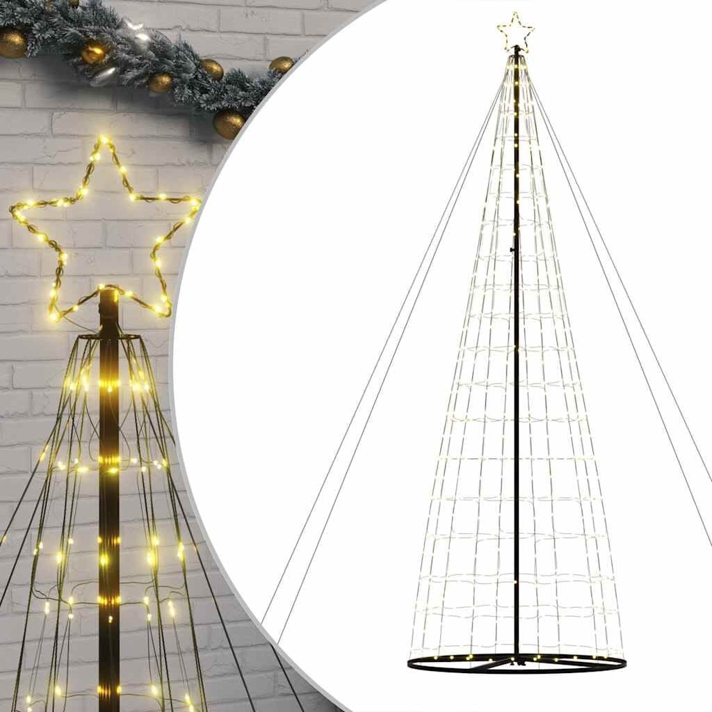 Enorme LED Kerstboom 503cm, 1534 Warm Witte Lampjes - 66% Korting!