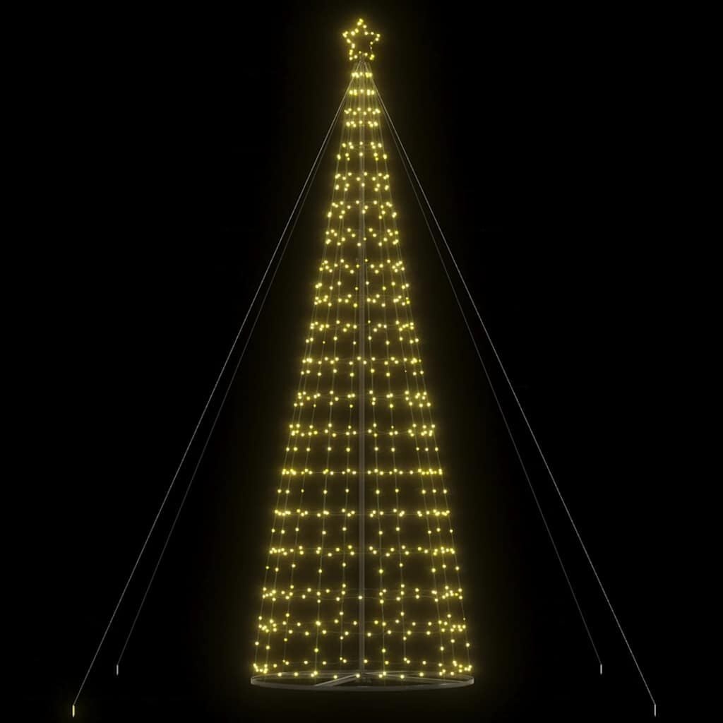 Enorme LED Kerstboom 503cm, 1534 Warm Witte Lampjes - 66% Korting!