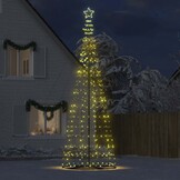 Enorme LED Kerstboom 503cm, 1534 Warm Witte Lampjes - 66% Korting!