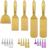 BBQ Gereedschapset 5-delig RVS met Hittebestendige Handvatten - 55% Korting