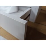 Wandschap met Lade 60cm Wit MDF - 78% Korting!