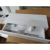 Wandschap met Lade 60cm Wit MDF - 78% Korting!
