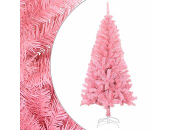 Roze Kunstkerstboom 120 cm met Standaard - 50% Korting