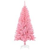 Roze Kunstkerstboom 120 cm met Standaard - 50% Korting