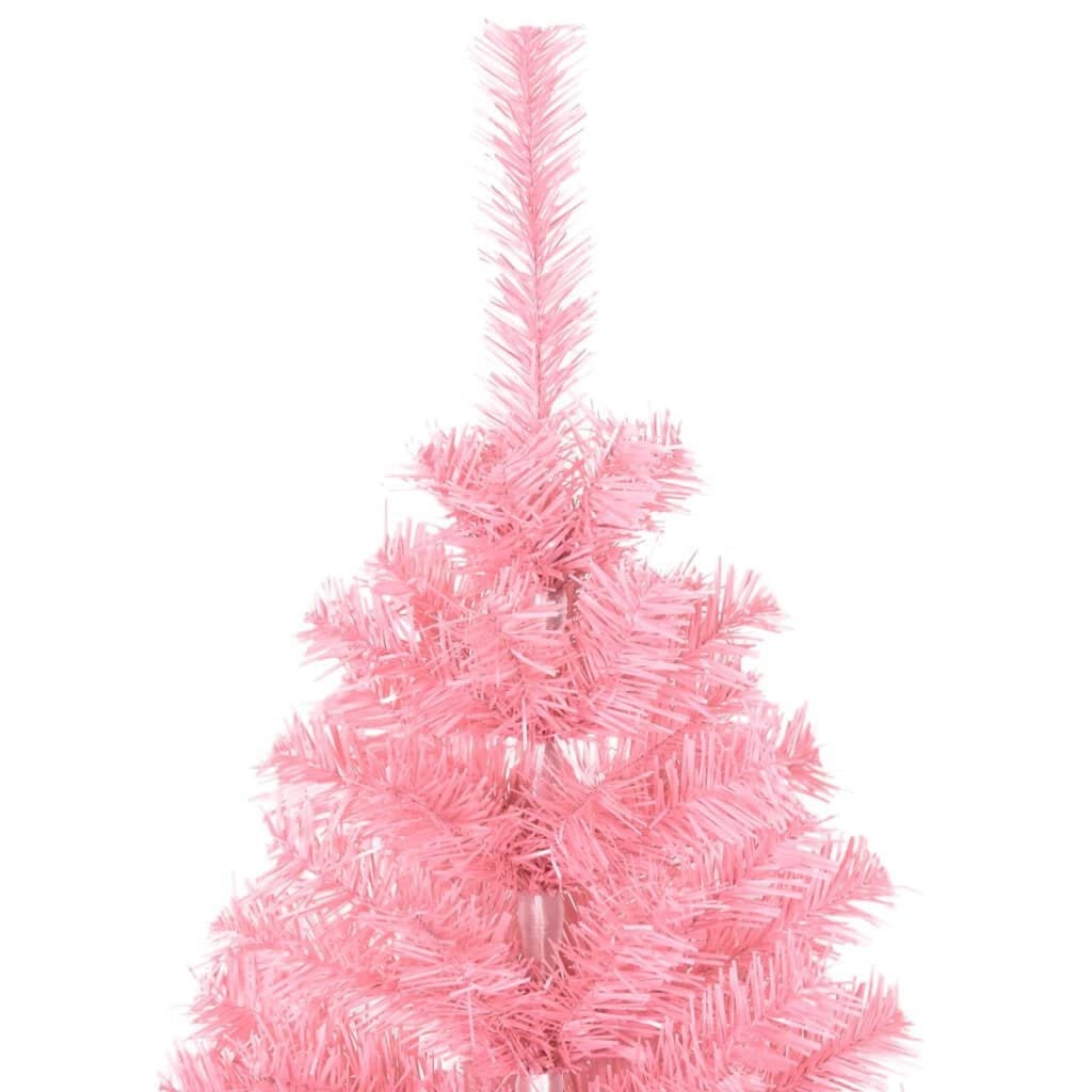 Roze Kunstkerstboom 120 cm met Standaard - 50% Korting