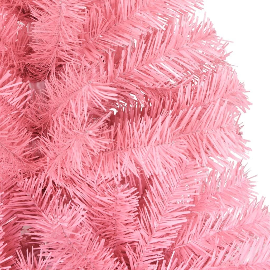 Roze Kunstkerstboom 120 cm met Standaard - 50% Korting