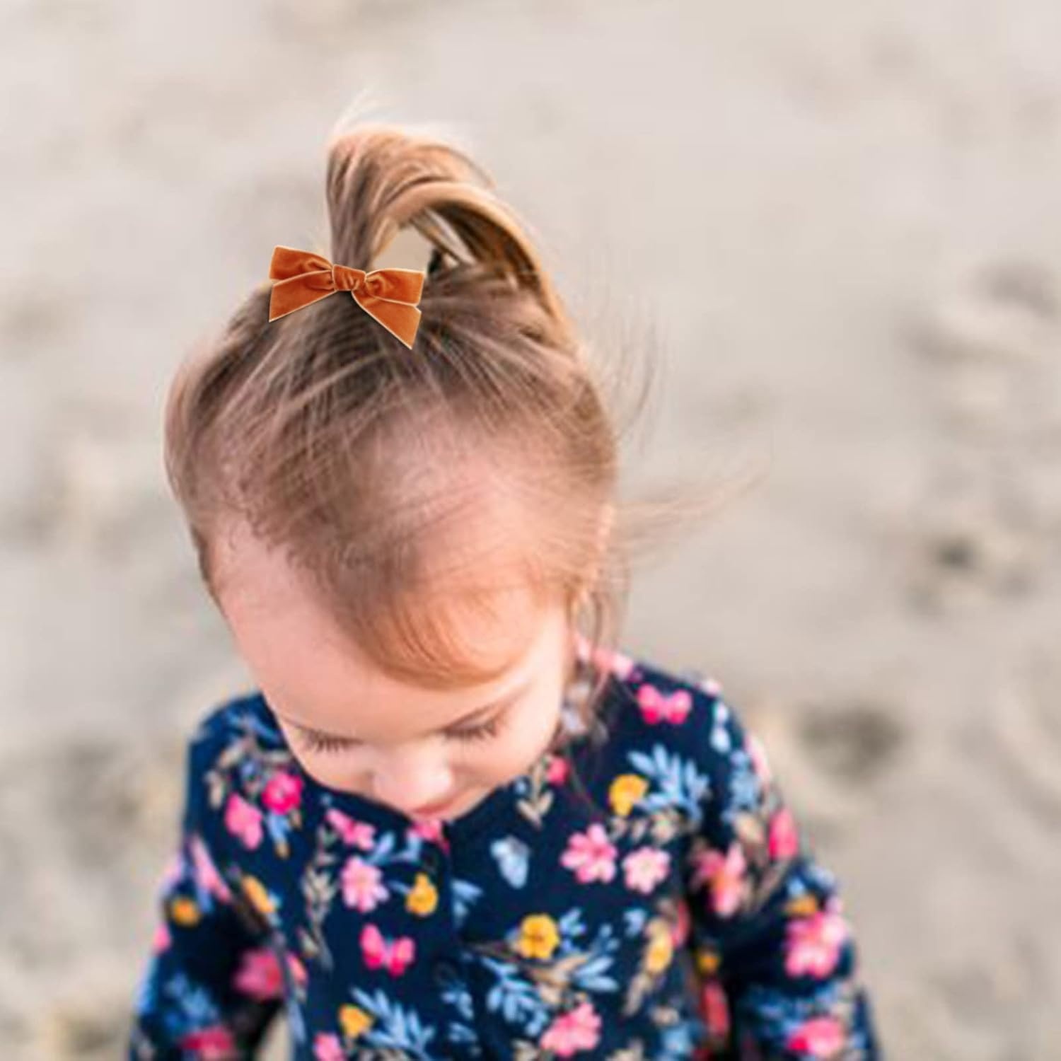 10-delige Baby Haarbandjes Set: Nylon, Zacht & Elastisch met Strikjes en Bloemen