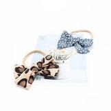 10-delige Baby Haarbandjes Set: Nylon, Zacht & Elastisch met Strikjes en Bloemen