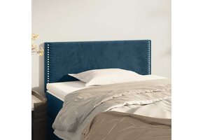 Hoofdbord Fluweel Donkerblauw 100x5x78/88 cm - 45% Korting!