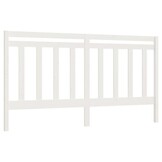 vidaXL Hoofdbord Grenenhout Wit - 47% Korting