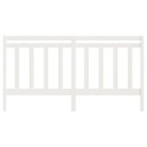 vidaXL Hoofdbord Grenenhout Wit - 47% Korting