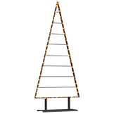 Zwarte Metalen Kerstboom 180 cm met Standaard - 47% Korting!