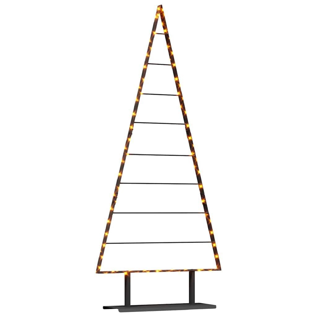 Zwarte Metalen Kerstboom 180 cm met Standaard - 47% Korting!