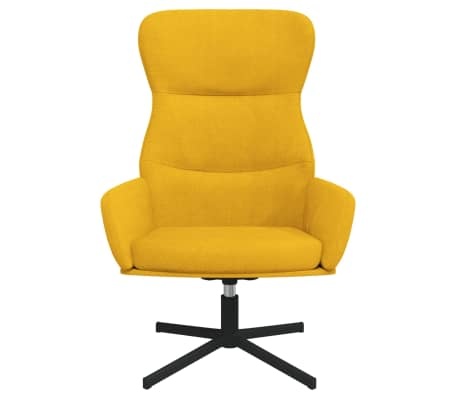 Luxe Relaxstoel Fluweel Mosterdgeel - 70% Korting!