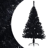 Kunstkerstboom Zwart PVC Halfrond 120cm - 69% Korting