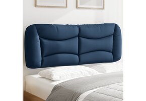vidaXL Blauw Hoofdbordkussen 140cm - 69% Korting