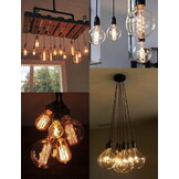 Retro LED Filament Lamp E27 Amberglas 40W Warm Wit (62% Korting)