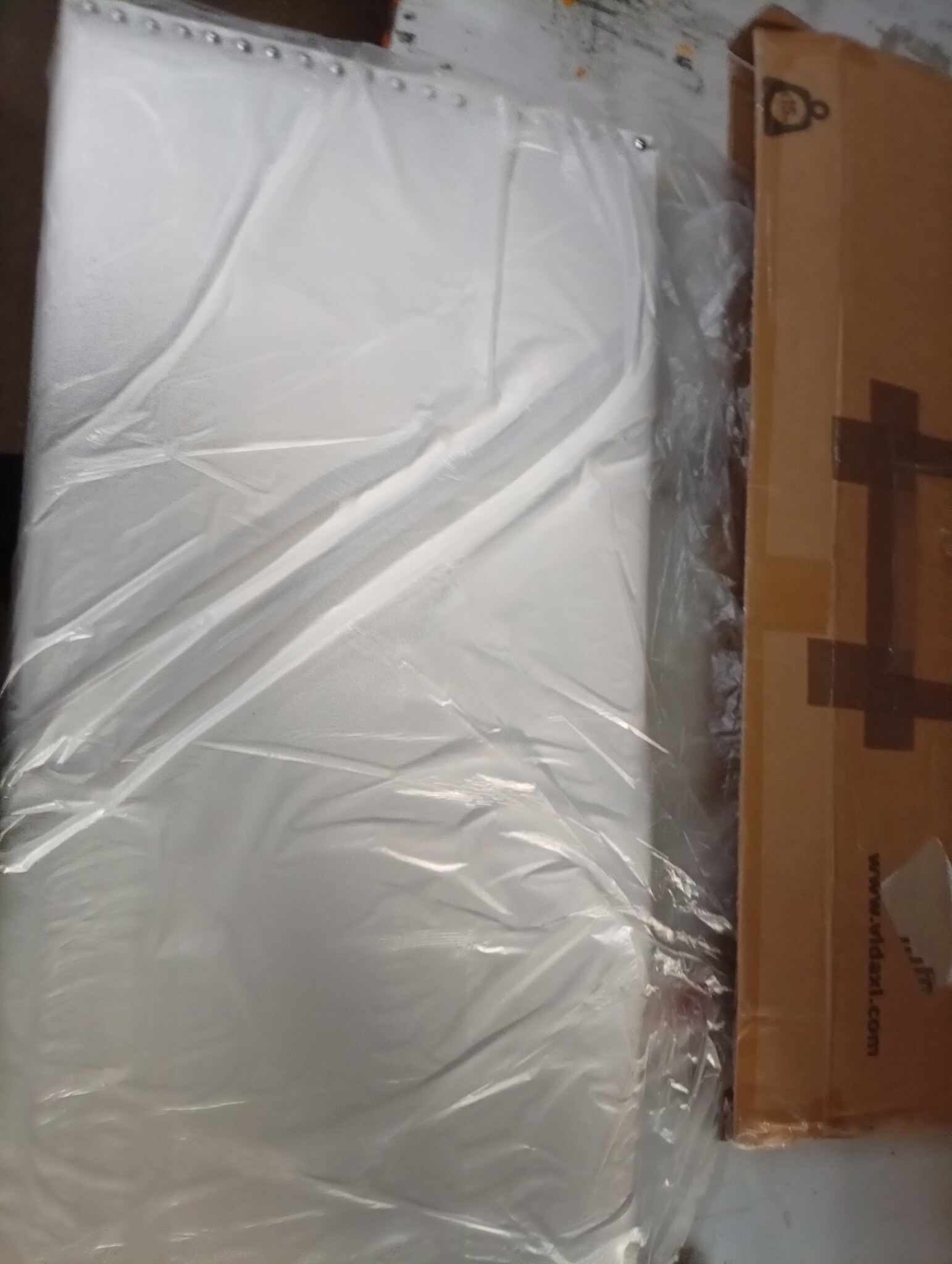 Hoofdbord Kunstleer Wit 80x5x78/88 cm - 70% Korting