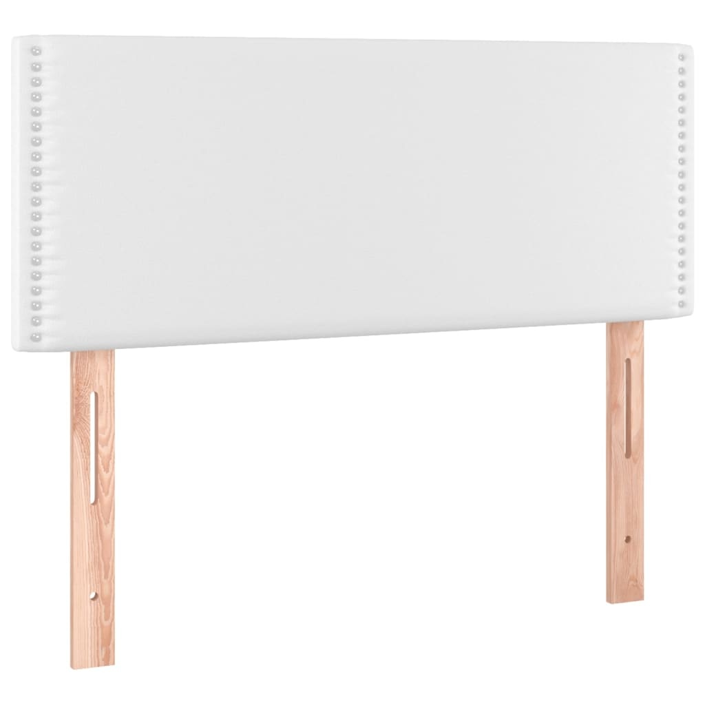 Hoofdbord Kunstleer Wit 80x5x78/88 cm - 70% Korting