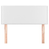 Hoofdbord Kunstleer Wit 80x5x78/88 cm - 70% Korting