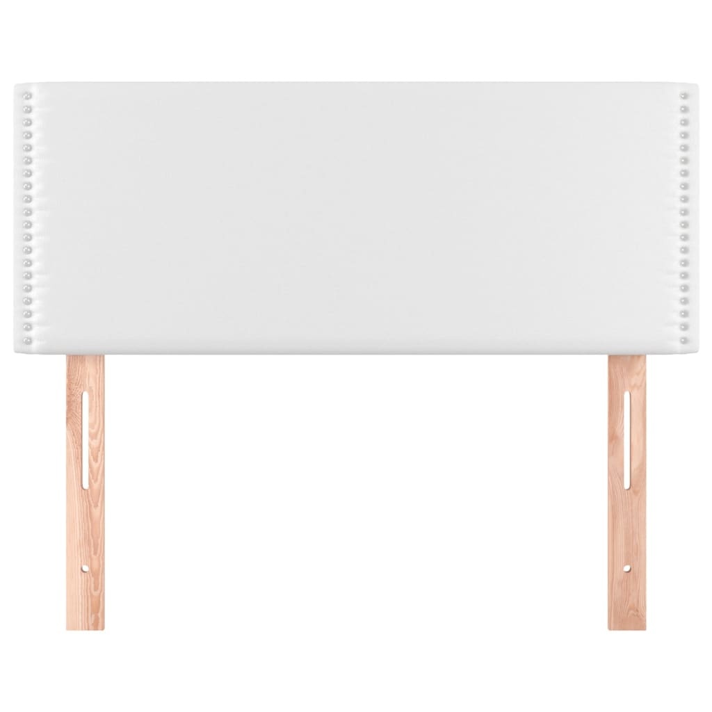 Hoofdbord Kunstleer Wit 80x5x78/88 cm - 70% Korting