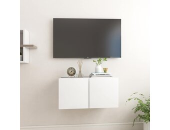 Tv-hangmeubel 60x30x30 cm Wit - 69% Korting