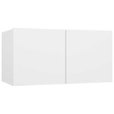 Tv-hangmeubel 60x30x30 cm Wit - 69% Korting