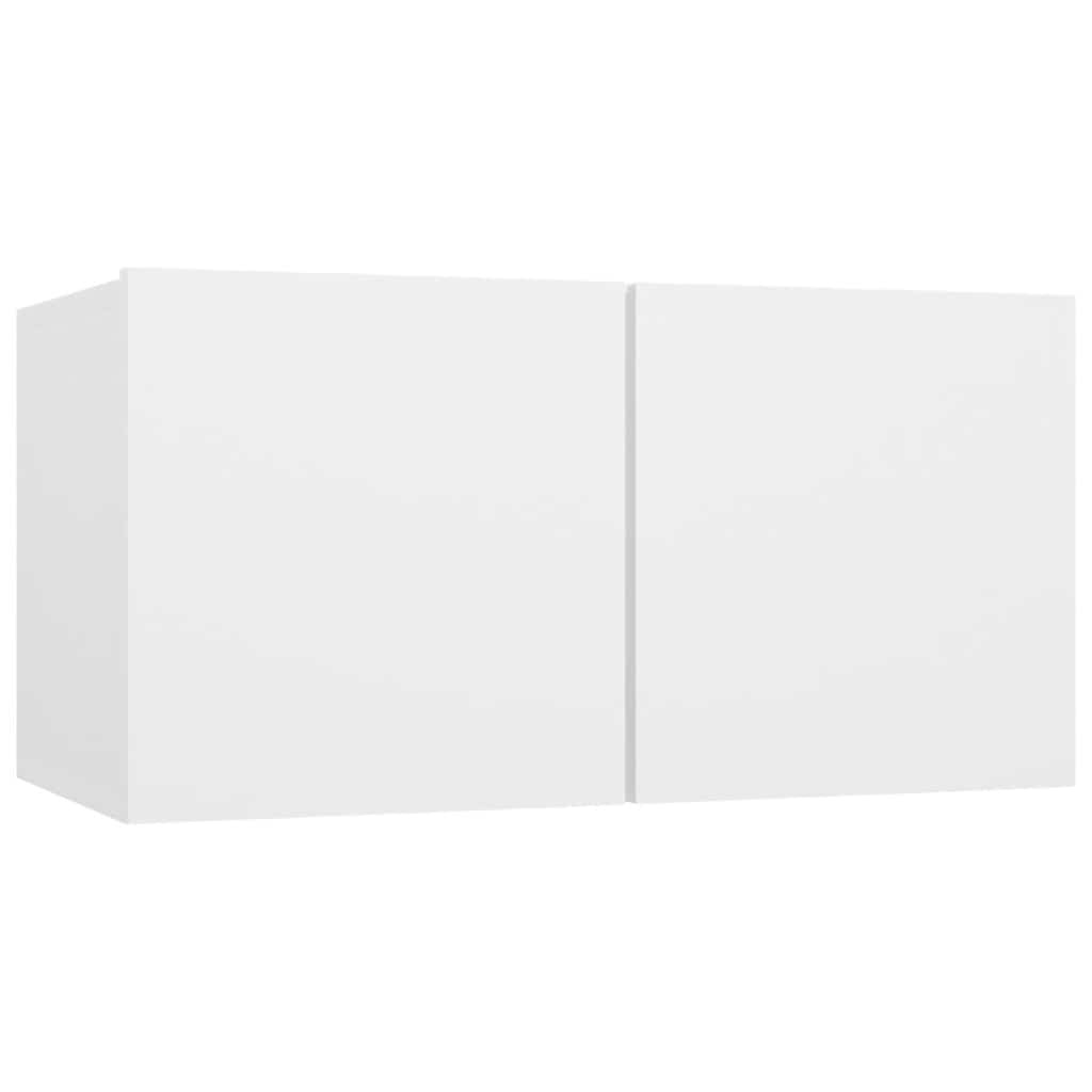 Tv-hangmeubel 60x30x30 cm Wit - 69% Korting