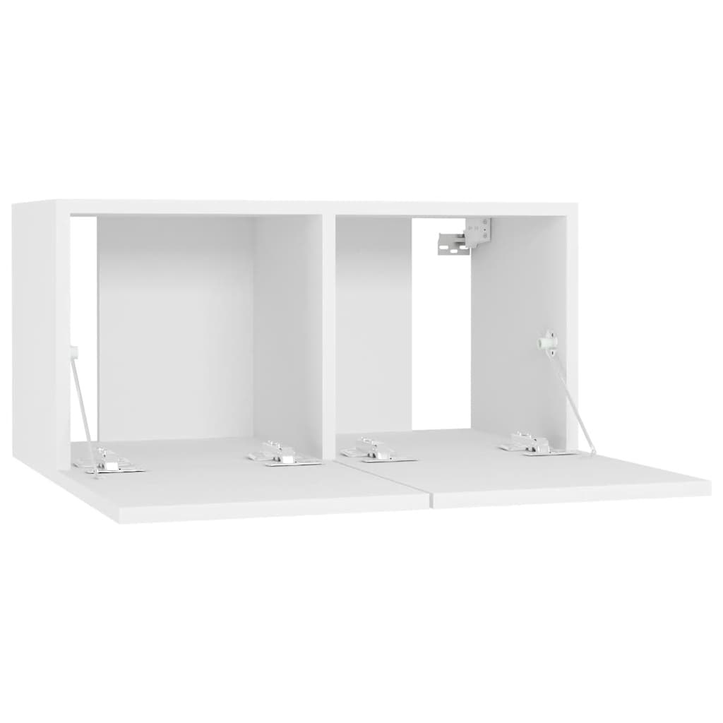 Tv-hangmeubel 60x30x30 cm Wit - 69% Korting